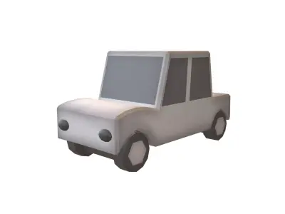 Cartoon Car v1 005 Low-poly 3D model