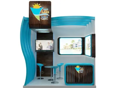 Booth Exhibition Stand a262a  3D model