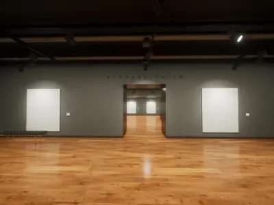 Art Gallery 002 UE4 3D model