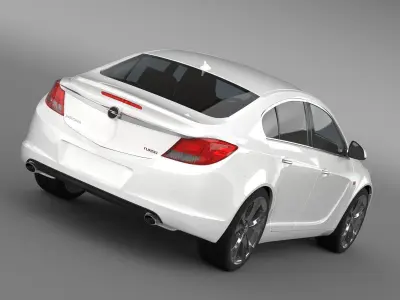 Opel Insignia Turbo 2008-13 3D model