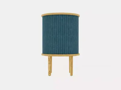 Audacious side table Low-poly 3D model