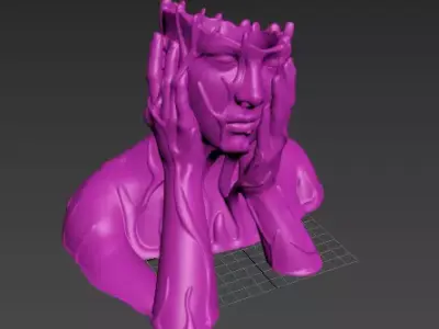 Vase Woman Free Free 3D print model