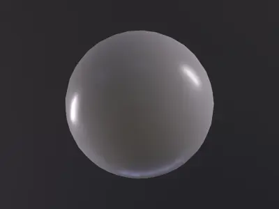 Sphere Object 3D Model Low-poly 3D model