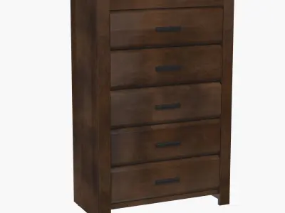 Homelegance Erwan 1961-9 Five Drawer Chest 3D model