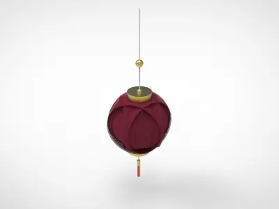 lantern L chinese 3D model