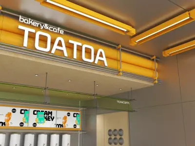 Coffe Shop 3D model
