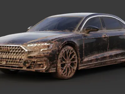 Mud Car Audi A8 3D model