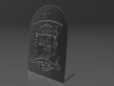 Spain Team Shield 3D print model