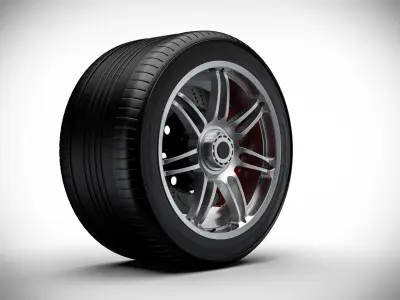 Wheel v5 3D model