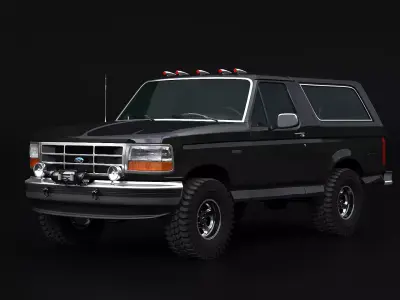 Bronco 1992- 96 Offroader Modification 3D model