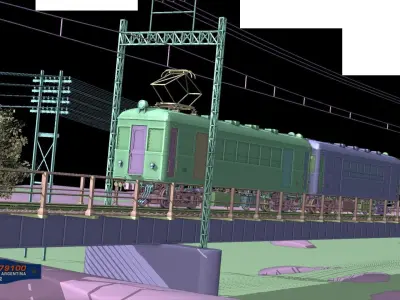 Train Kuha Series 100 3D model