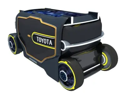 Autonomous vehicle 3D model