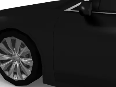 Audi a8l w12 lowpoly Low-poly 3D model