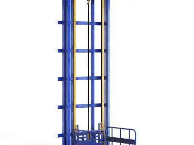 Industrial Elevator III 3D model
