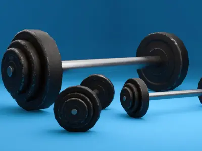 Weight Lifting Halter Free low-poly 3D model