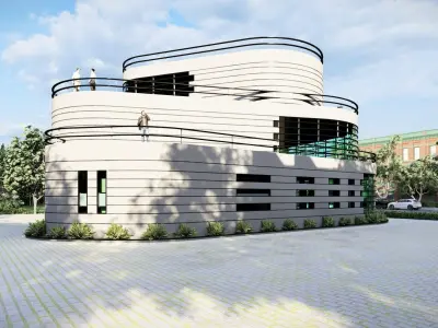 OFFICE BUILDING 3D model 428