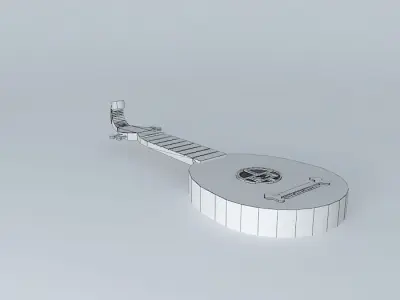 citola ukulele Free 3D model