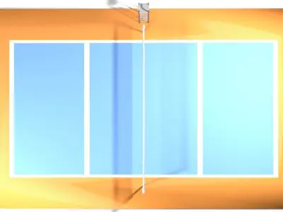 Game Court - Volleyball 3D model