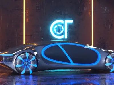 Mercedes Benz Vision Avtr Concept 2020 3D model