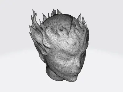 3d Model Fire Elemental Antihero 3D model