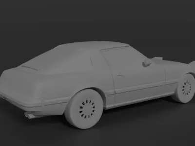 Mazda RX-7 FB 3D print model