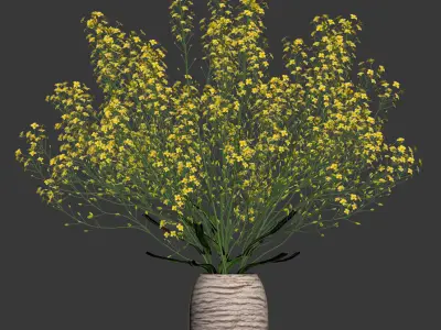Bouquet of wildflowers 3D model