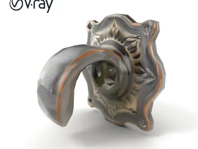 Antique Iron Patina Handle model pack Texture