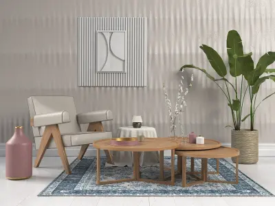 Archmodels vol 274 for c4d - 12 furniture sets 3D model