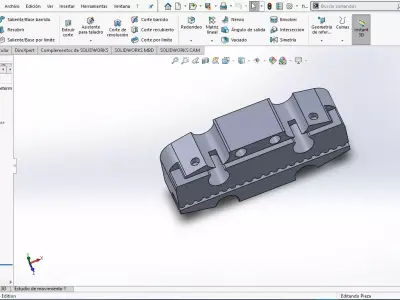 soporte de correa para prusa i3 eje x 3D print model