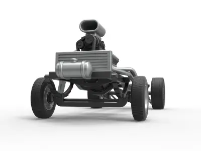 Chassis of Gasser Scale 1 to 25 3D print model