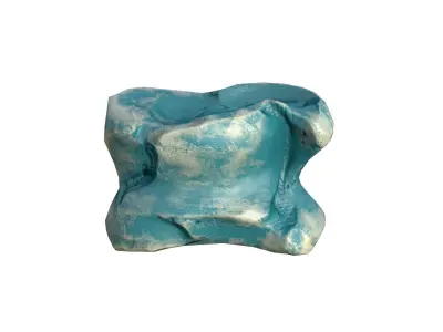 Asyq Blue Bone Low-poly 3D model