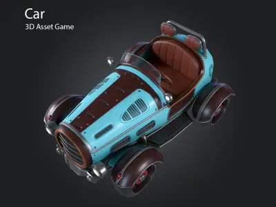 Car V1 Low-poly 3D model