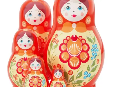 matryoshka doll 3D model