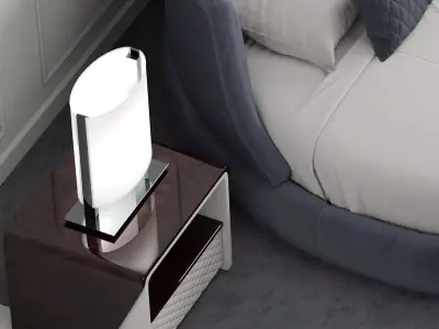 Bentley Avebury Style Round Bed 3D model