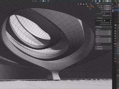 Dynamic Mobile Low-poly 3D model