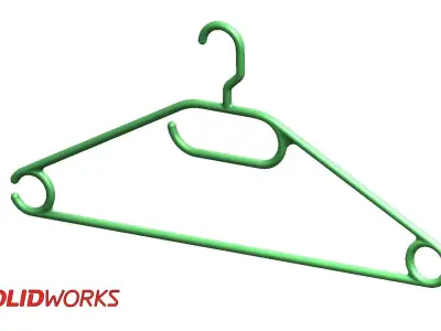 Cloth HangerSTEP 3D print model