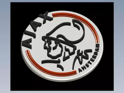 AJAX LOGO 3D print model