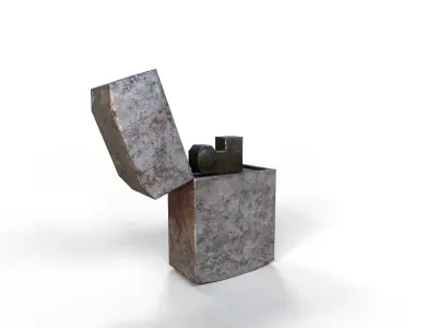 Old Lighter Low-poly 3D model