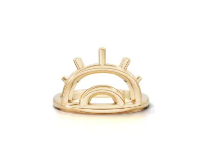 Minimal Abstract Ring 56 3D print model