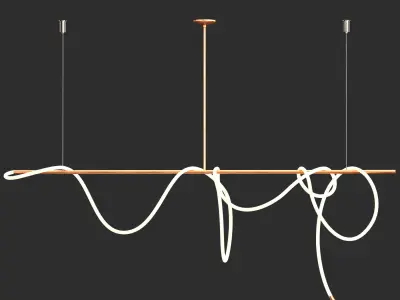 Luke Lamp Tracer Bar 3D model