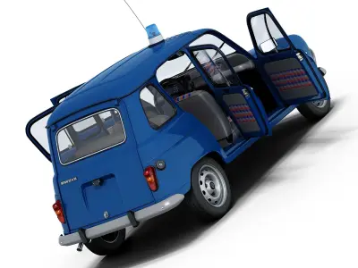 Renault 4 Gendarmerie  3D model