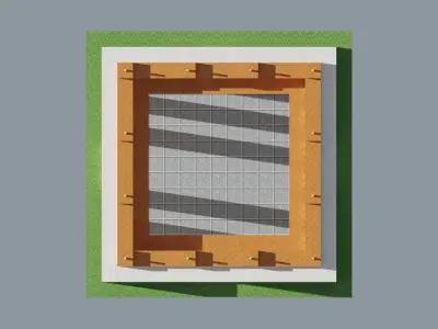 Ancient Building Low-poly 3D model