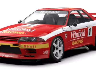 Nissan Skyline GTR R32 Winfield Racing 3D model