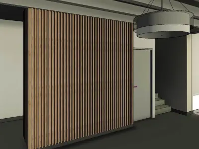 Fully Parametric Fluted Ribbed Wall Based Panel Family 3D model