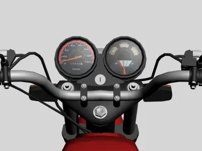 motorcycle 150cc 3D model