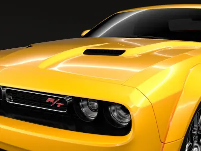 Dodge Challenger RT Scat Pack Widebody 2017 3D model