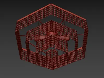 Chandelier Loreto E 1 5 40 600 G 3D model