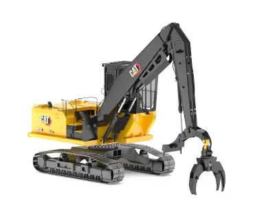 CAT FM568 General Forest And Log Loader Machine 3D model