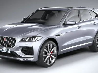 Jaguar F-Pace 2021 3D model