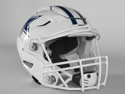 COWBOYS DALLAS Helmet Football NFC East PBR updated 2025 3D model